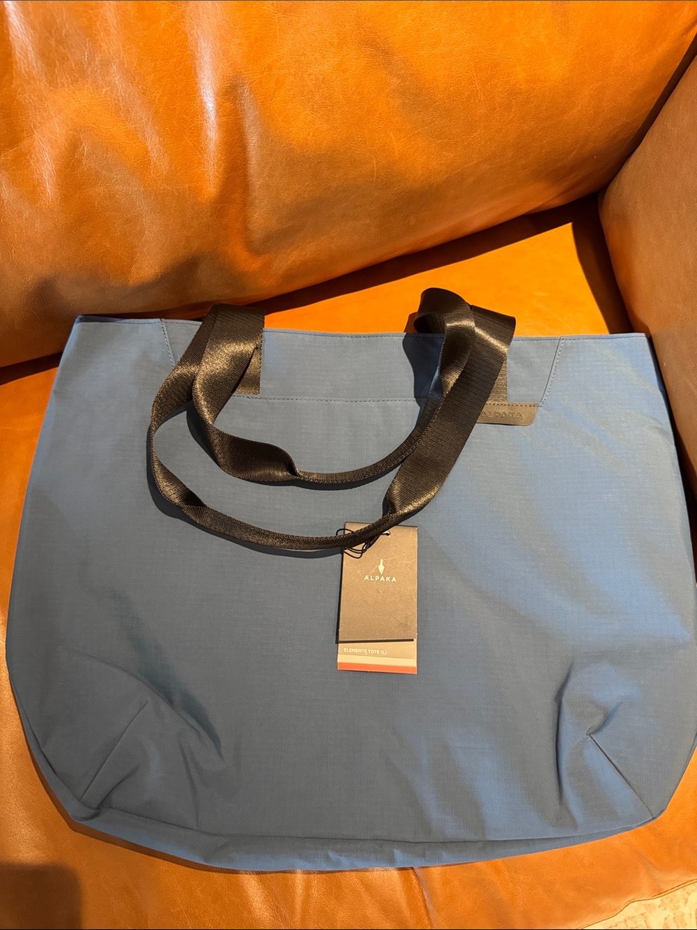 NWT ALPAKA Elements Tote L 20L Blue Gray Laptop Travel Work Bag Axoflux
